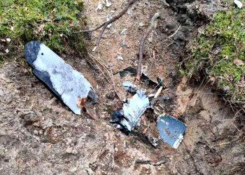 Уламки ракети.