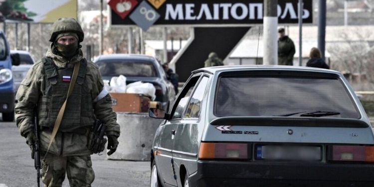 Захоплений Мелітополь.