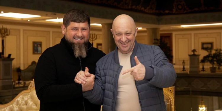 Рамзан Кадиров і Євген Пригожин
