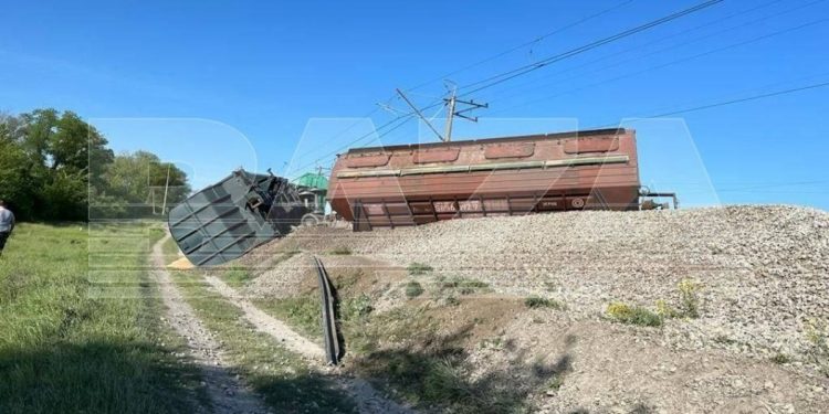 Вибух на залізничних шляхах у Криму
