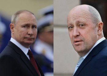 Володимир Путін і Євген Пригожин