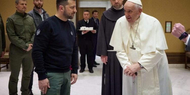 Володимир Зеленський і Папа Римський