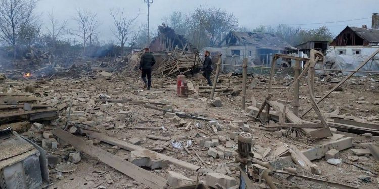 Атака окупантів.