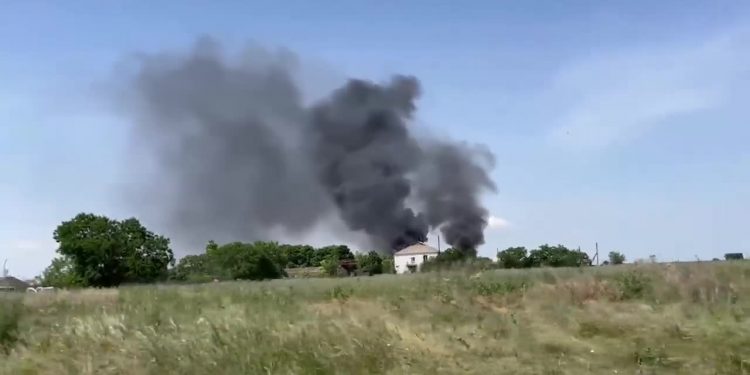 Удар по базі окупантів у Генічеську