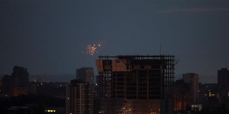 Збитий іранський дрон-камікадзе над Києвом