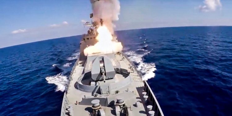 Російський корабель.