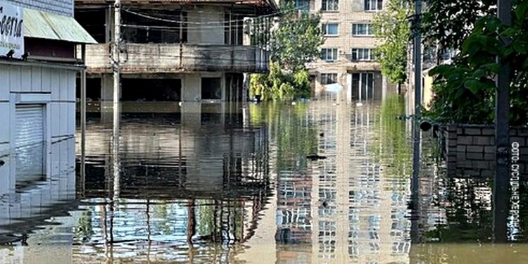Затоплення.