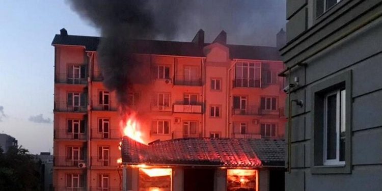 Обстріли окупантів.