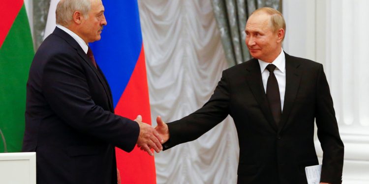 Лукашенко і Путін