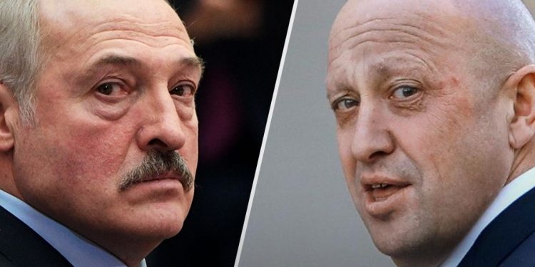 Олександр Лукашенко і Євген Пригожин