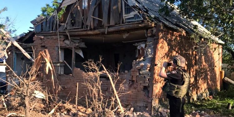 Обстріл Донецької області.