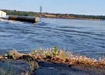 Підтоплення біля Дніпра.