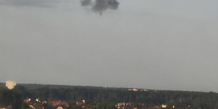Атака дронів на Московську область