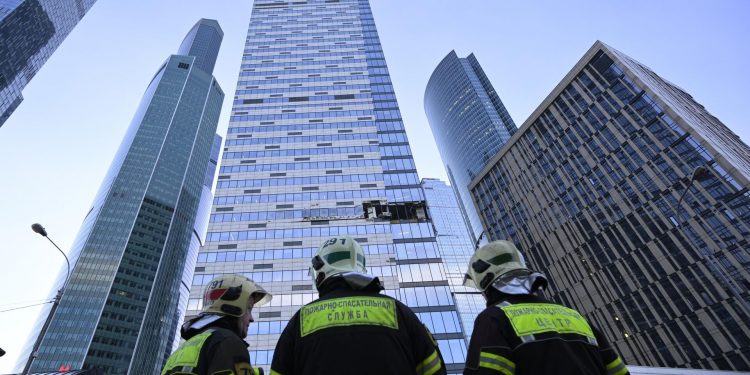 Атака дронів на Москву