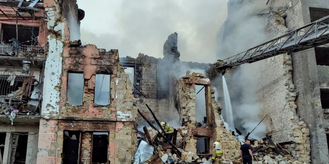 Руйнування в Миколаєві.