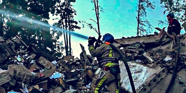 Руйнування в Сумах.