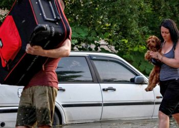 Затоплене місто.