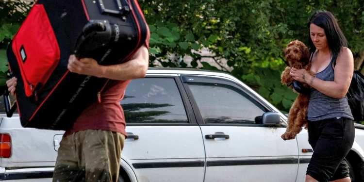 Затоплене місто.