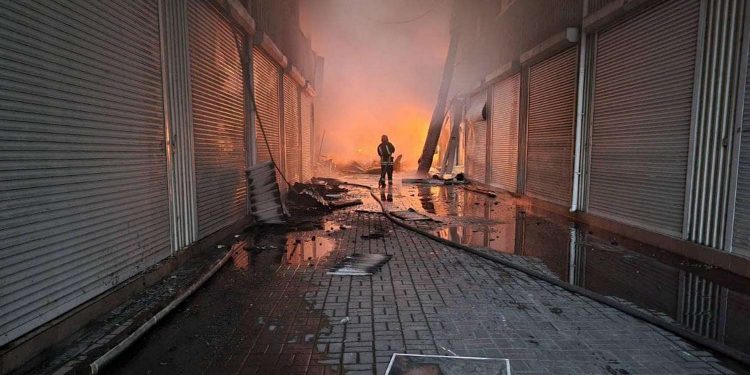 Руйнування в Одесі.