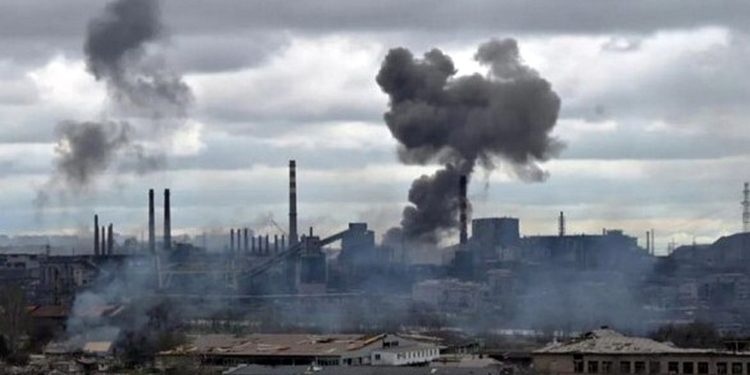 Вибух у Маріуполі.