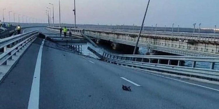 Удар по Кримському мосту 17 липня