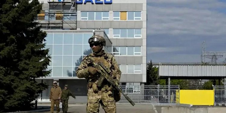 Окупанти на ЗАЕС.