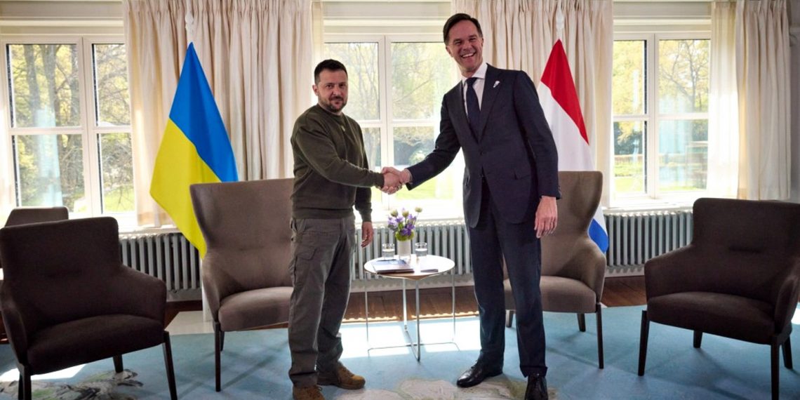 Зеленський і Рютте.