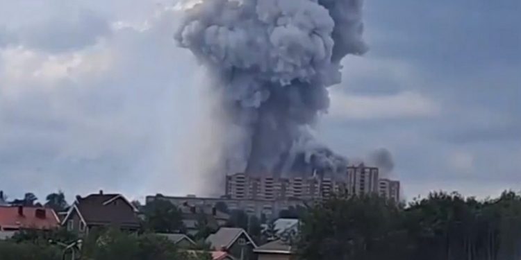 Вибух у Сергіїв Посаді.