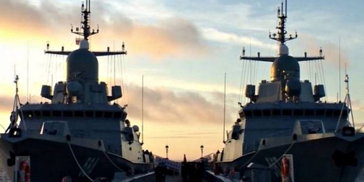 Військові кораблі РФ.