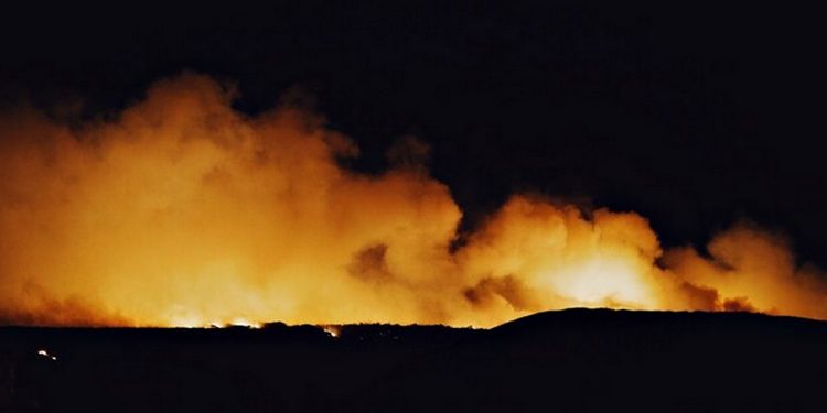 Нічний вибух.