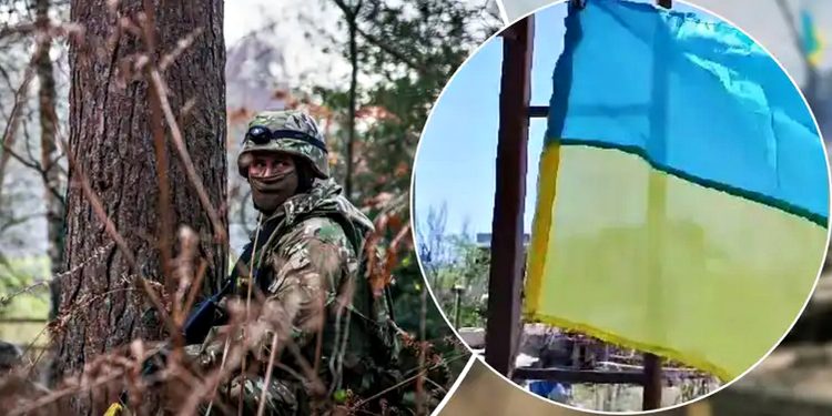 Підняття прапора України.