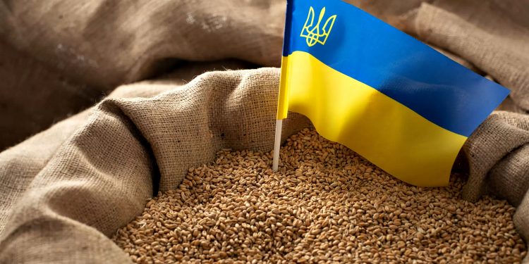 Зерно з України.