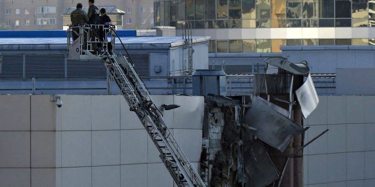 Руйнування в Москві.