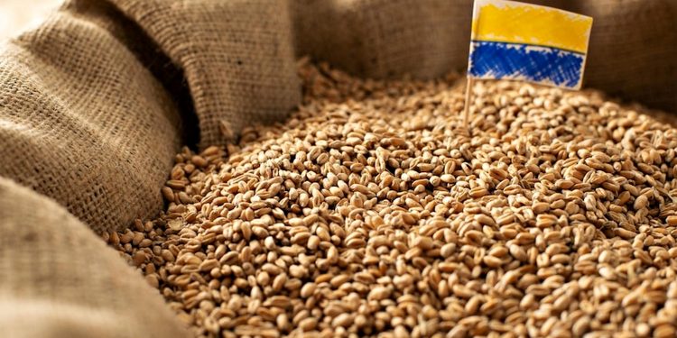 Зерно з України.