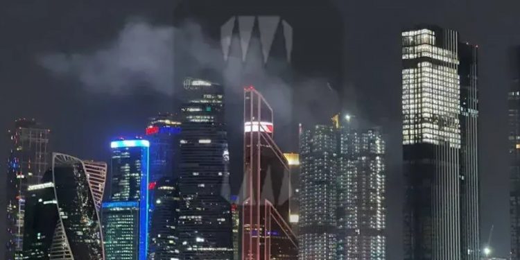 Удар БПЛА по бізнес-центру "Москва-Сіті" 23 серпня