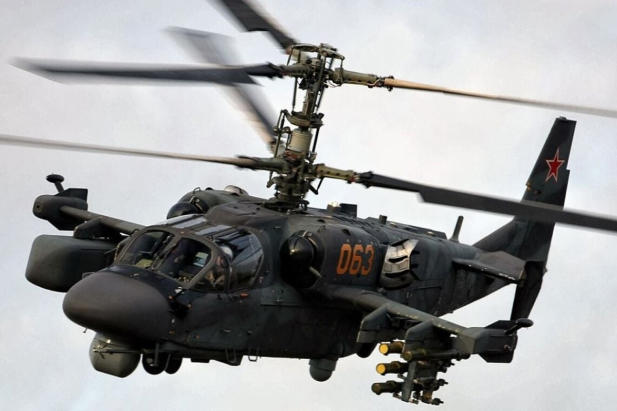 Російський гелікоптер Ка-52 "Алігатор"