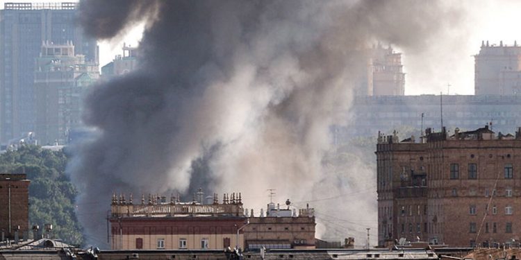 Пожежа в Москві