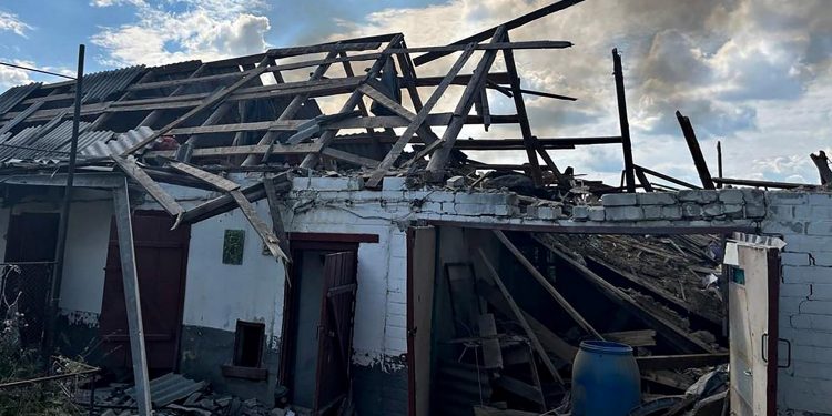 Руйнування в Харківській області.