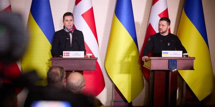 Володимир Зеленський та Метте Фредеріксен