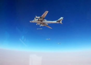 Запуск російської крилатої ракети Х-101