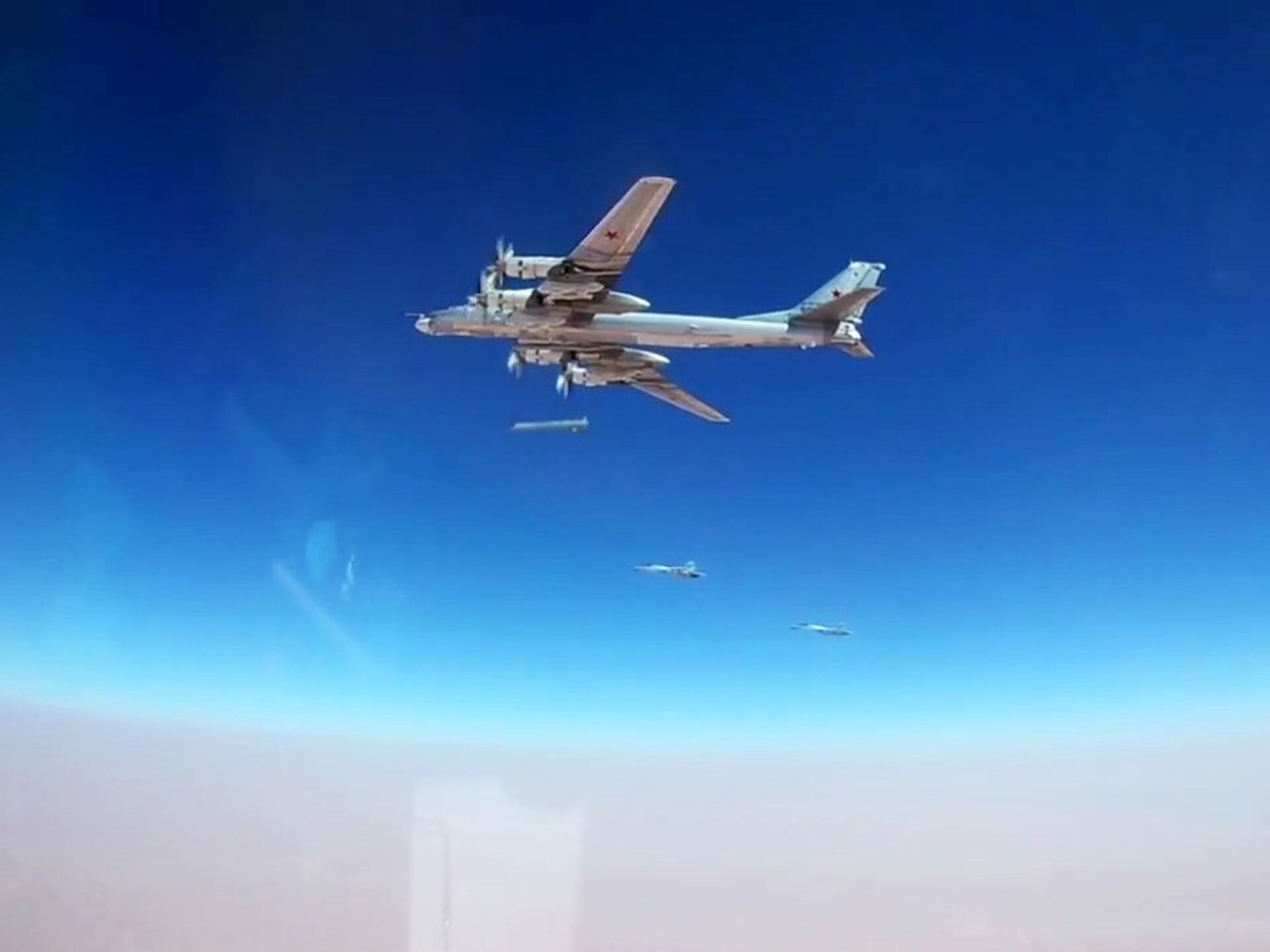 Запуск російської крилатої ракети Х-101
