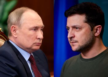 Володимир Путін і Володимир Зеленський