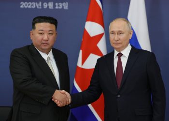 Кім Чен Ин та Володимир Путін