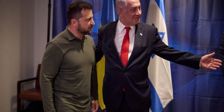 Володимир Зеленський та Біньямін Нетаньяху