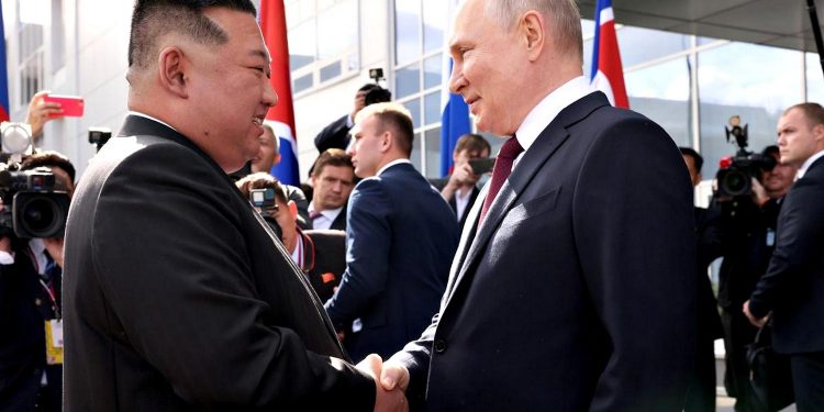 Путін і Кім Чен Ин.