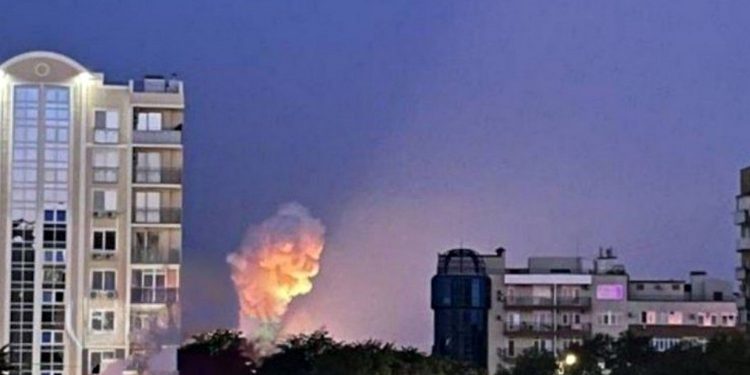 Вибух у Євпаторії.