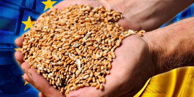 Зерно з України.