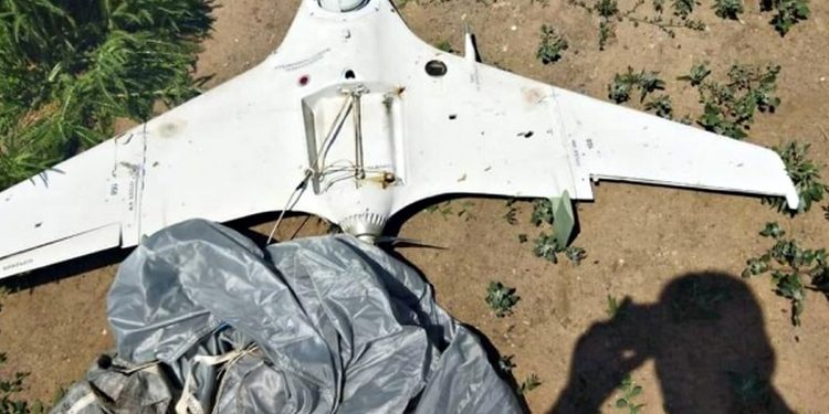 Збитий дрон РФ.