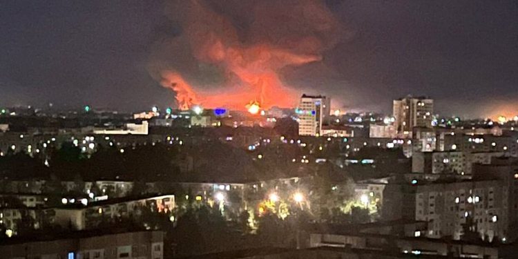 Псков у вогні.