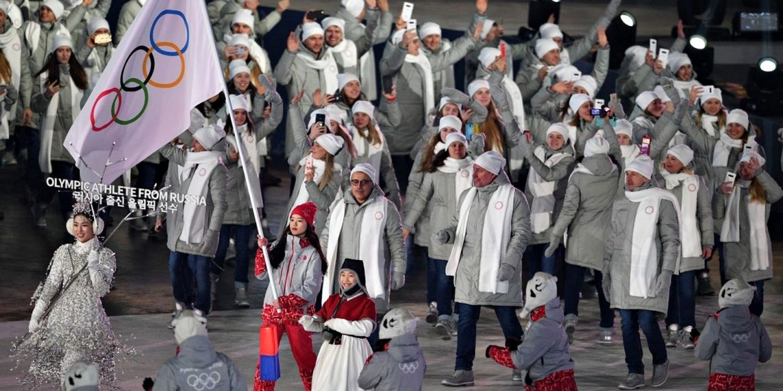 Російські спортсмени.